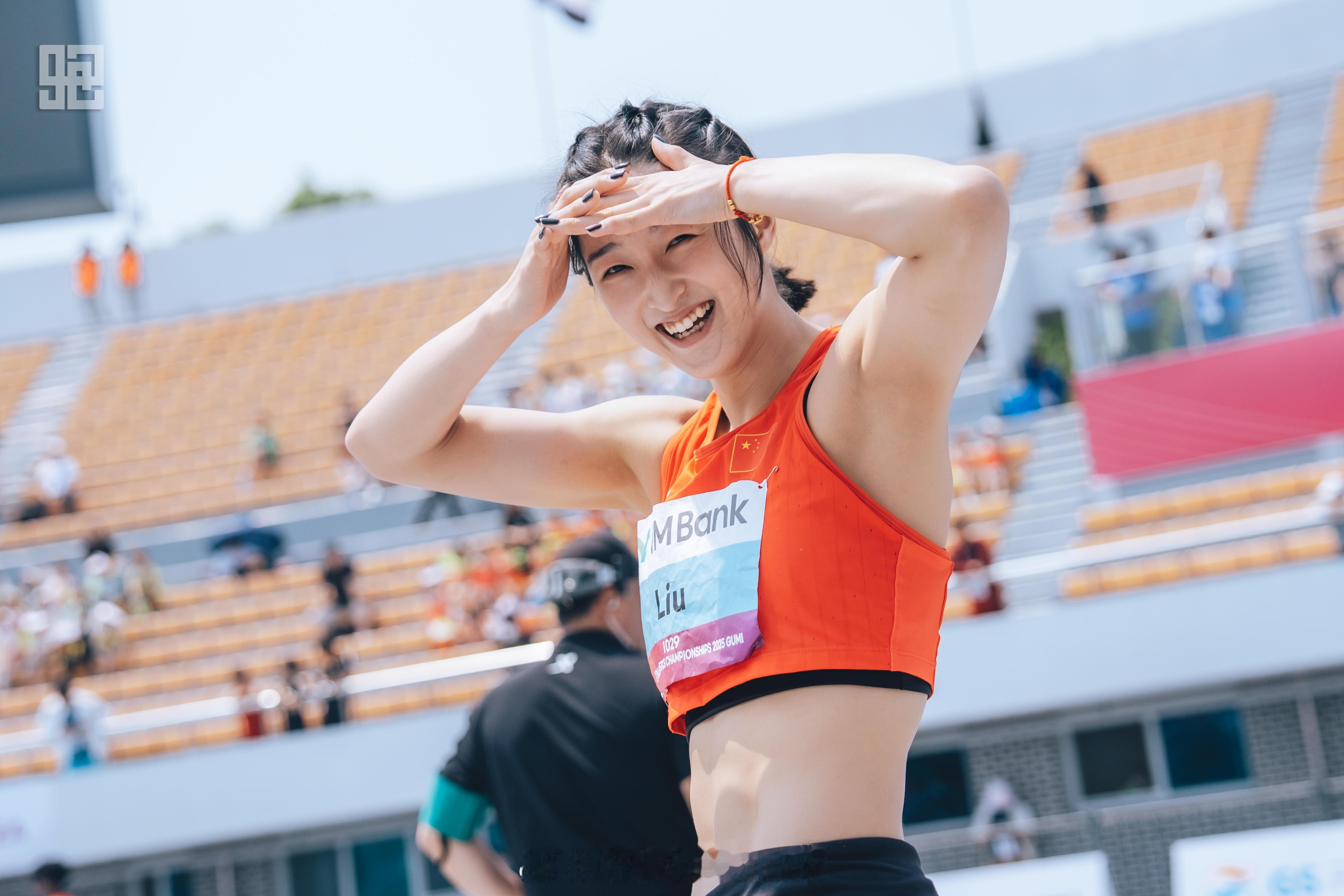 2025亚洲田径锦标赛 女子七项全能，三项过后，刘静逸暂列第三位。田径说一哈你不