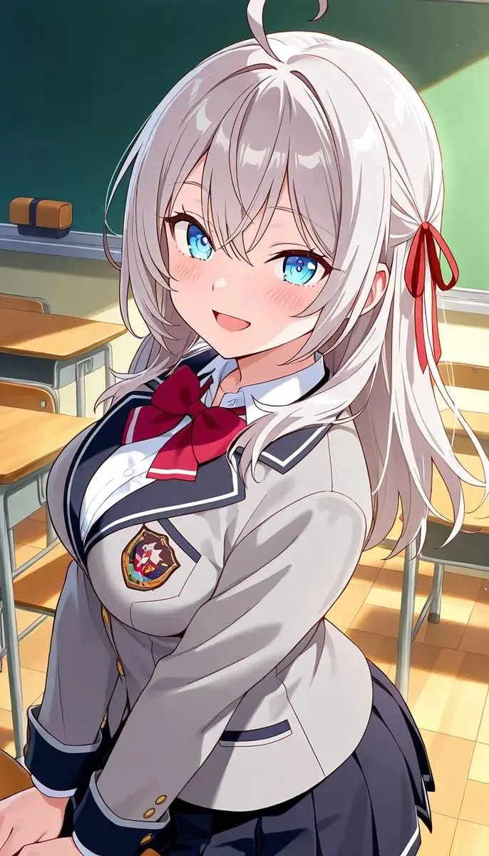 艾莉同学插画！
