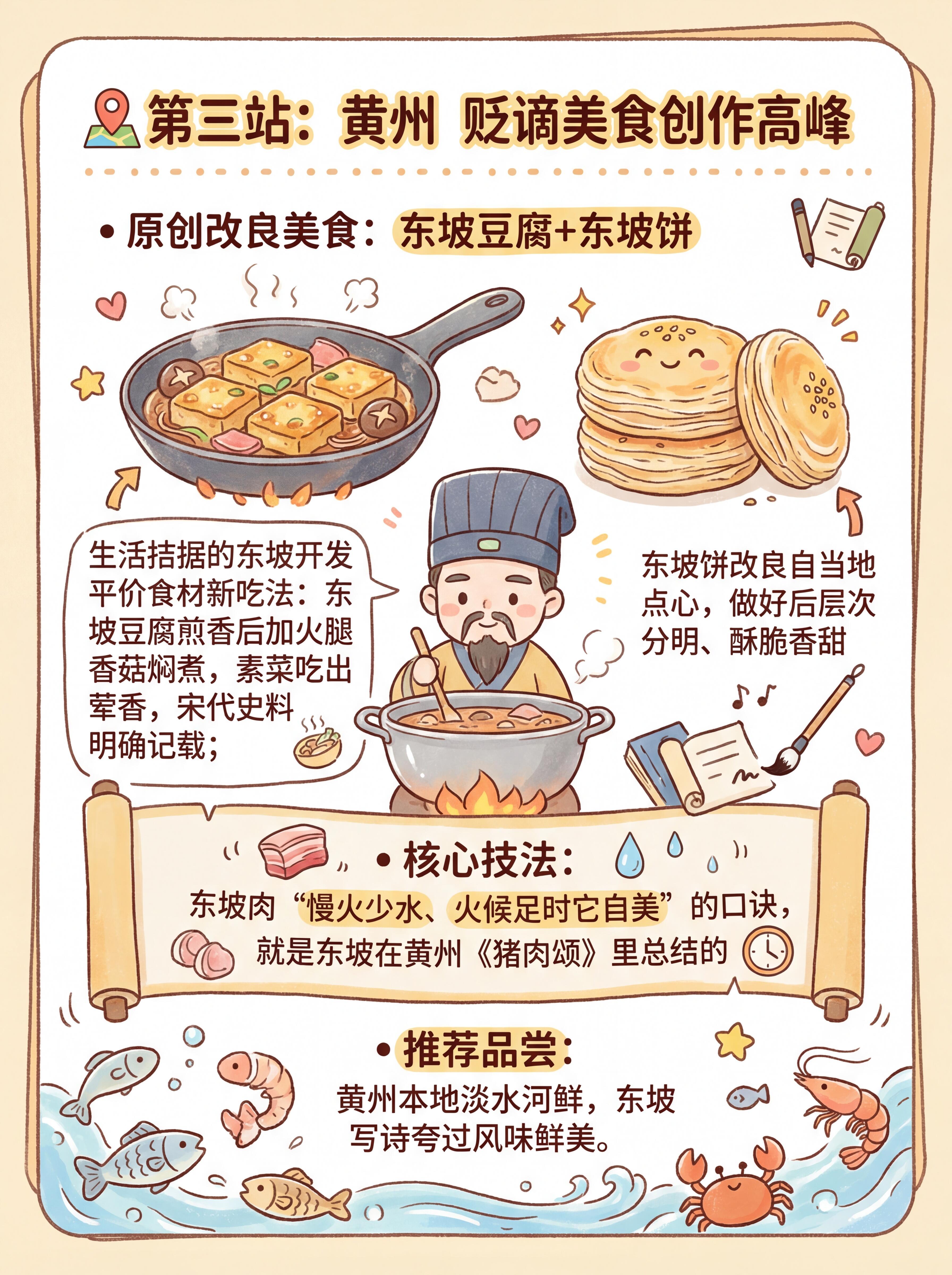 苏东坡美食图鉴，一秒治愈打工人内耗！ 