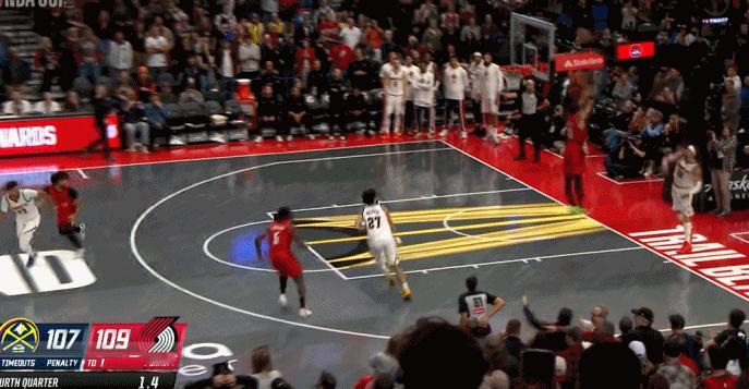 开拓者罚球绝杀掘金2025年11月1日的NBA杯（季中锦标赛）小组赛中，主场以1