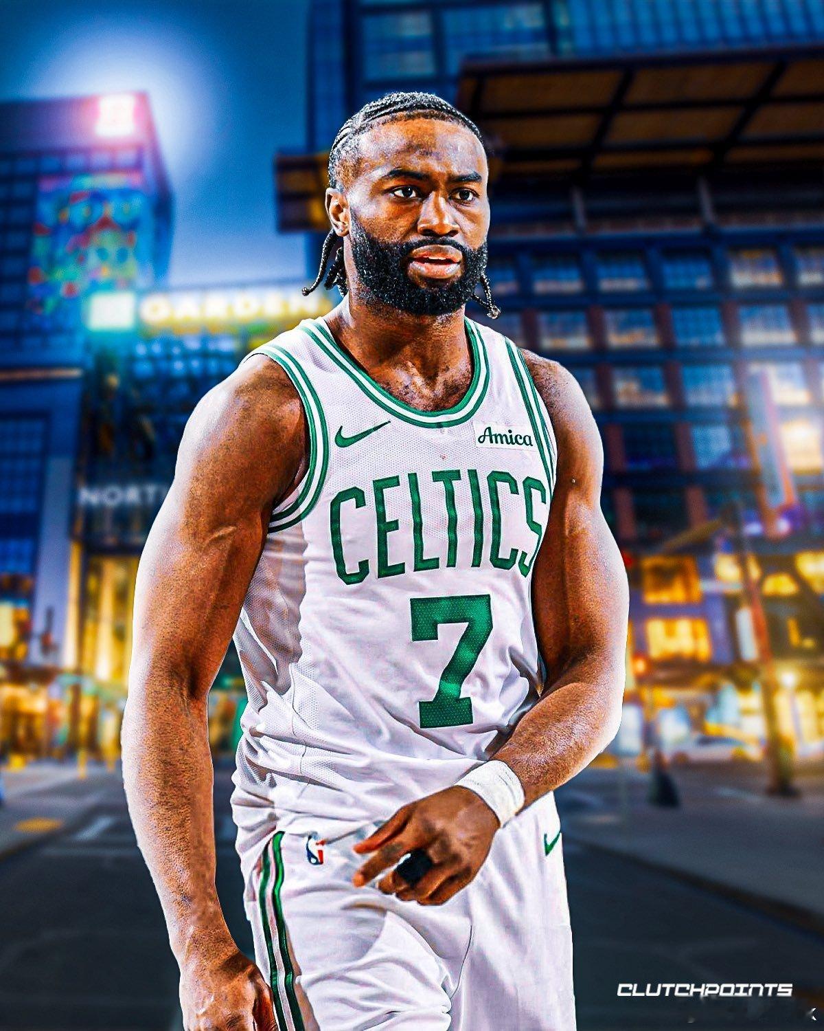 杰伦布朗这个赛季稳定得可怕，过去八场比赛场均30+，战绩已经悄无声息的上升到第三