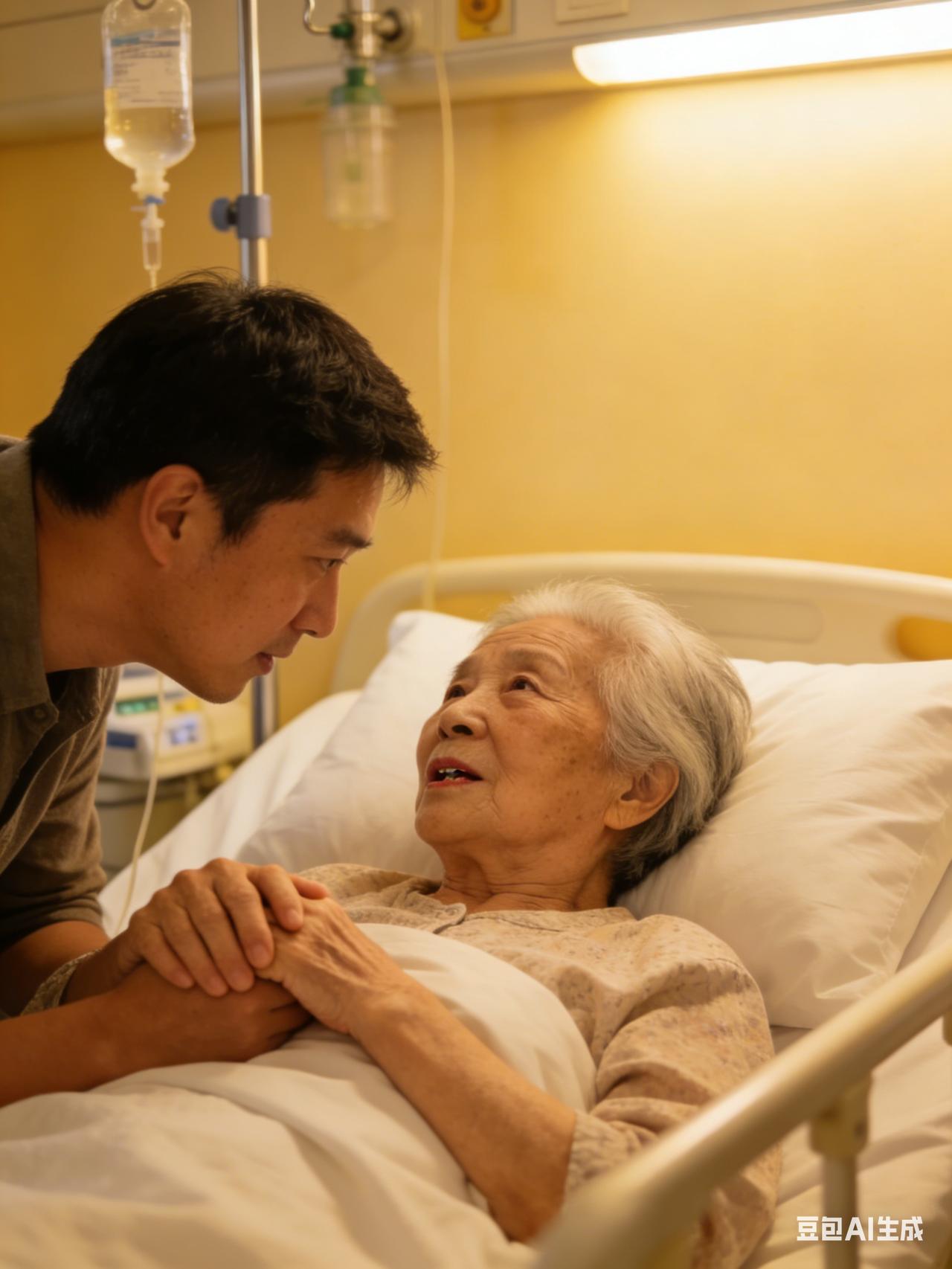 一位母亲临终前令人泪目的话：
娘死等舅来，我的儿等娘死了以后，你一定要先通知舅舅