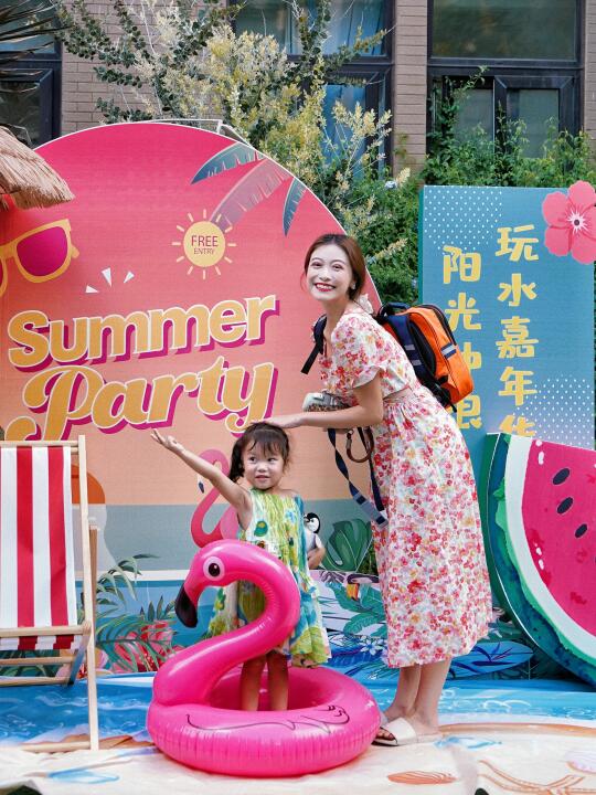 幼儿园玩水节|"你的重要时刻妈妈都在哦～"