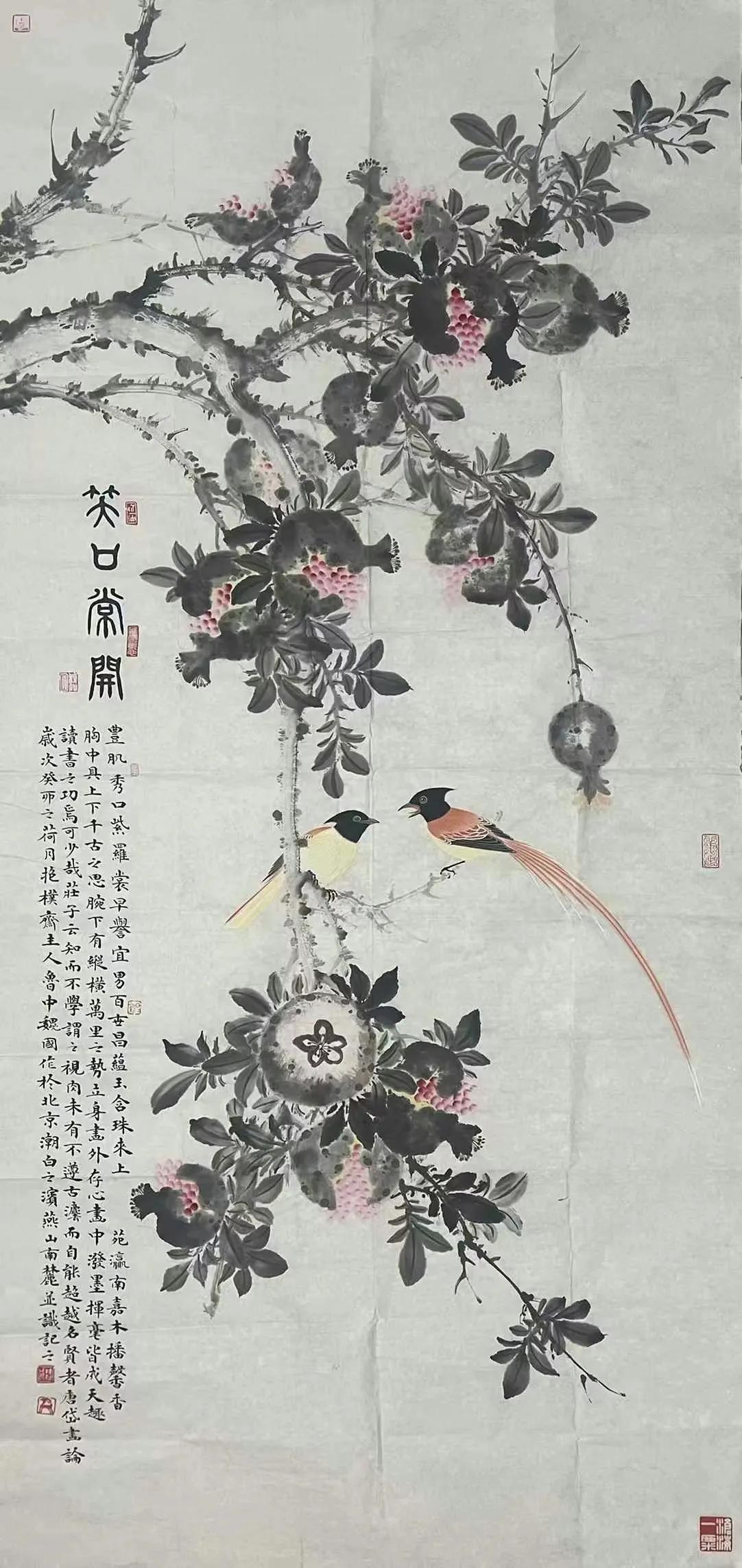 品魏国的花鸟画，是一种享受。享受它带给你的宁静氛围，也享受它背后的笔墨意味：如精