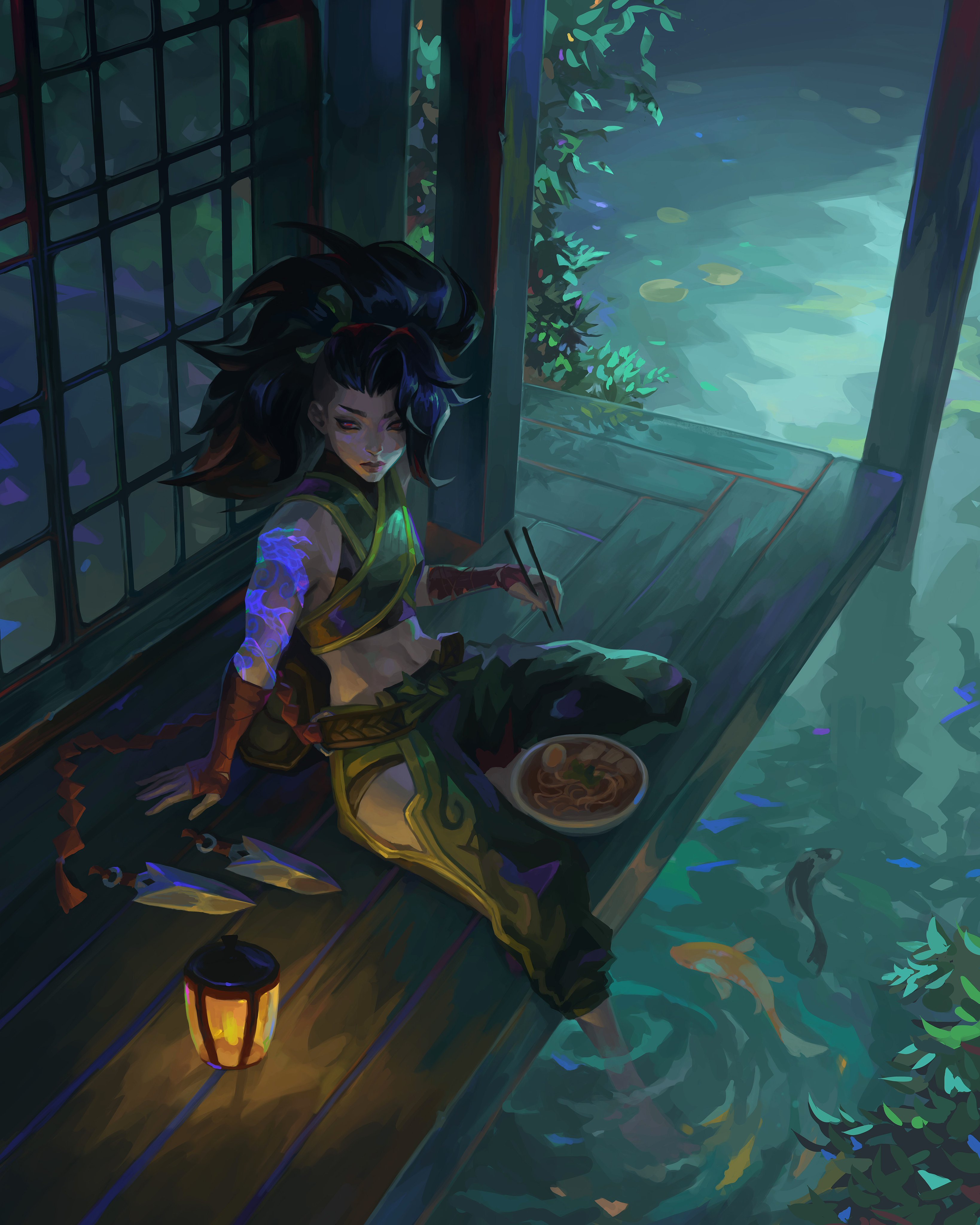 拳头格斗游戏《2XKO》阿卡丽（cr:somewhat_irked）英雄联盟