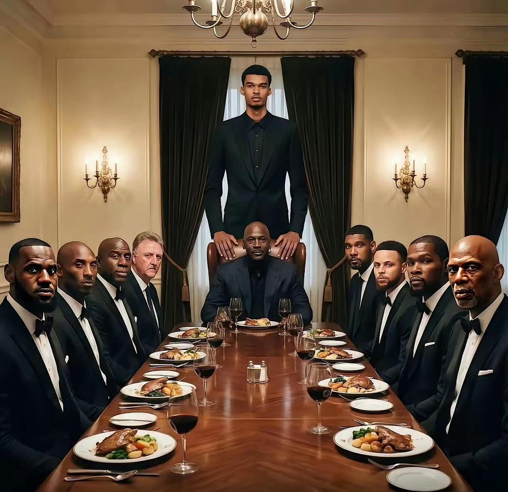 文班能上桌吃饭吗？