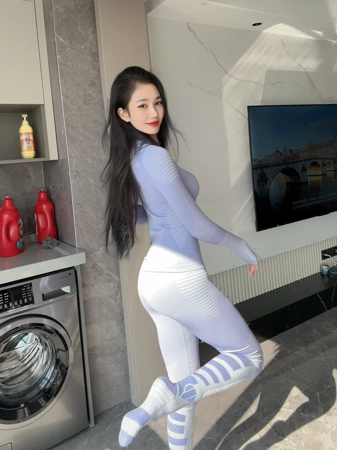 妹妹说穿紫色更有韵味？💜