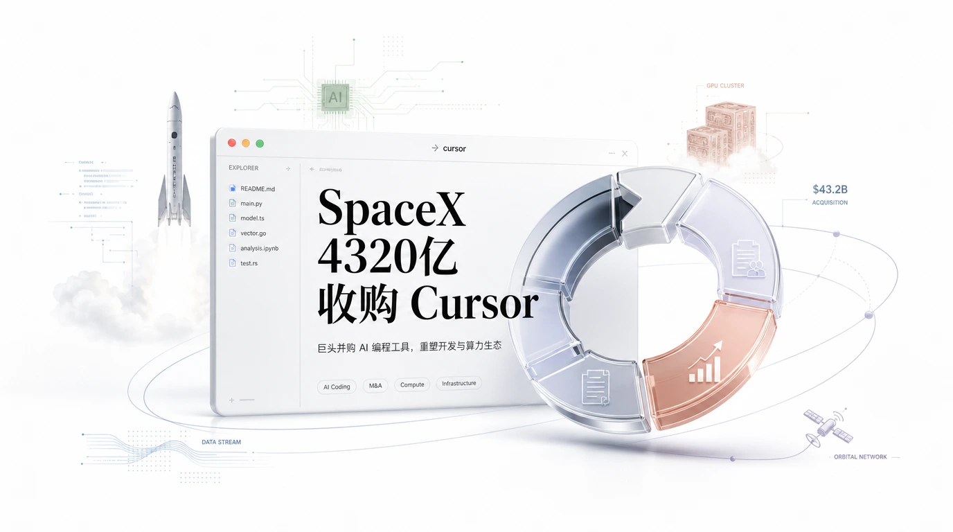 SpaceX 4320 亿买下 Cursor：马斯克用一场 IPO 的钱，赌 A