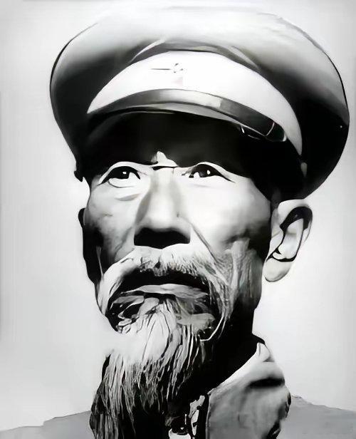 胡子最长的军官蒋维平，77岁授予军衔时，特许他可以留胡子，他比朱老总还要大8岁，