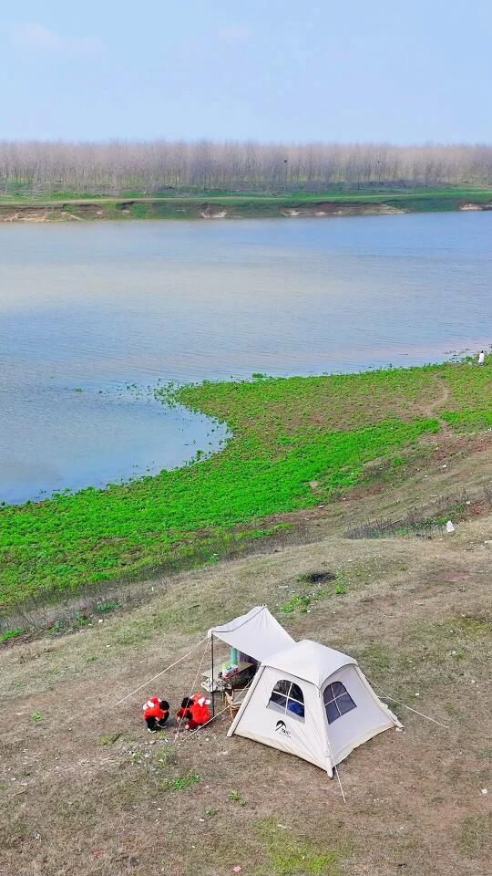 开车直达❗️长沙人美景少临水免费露营地🏕️