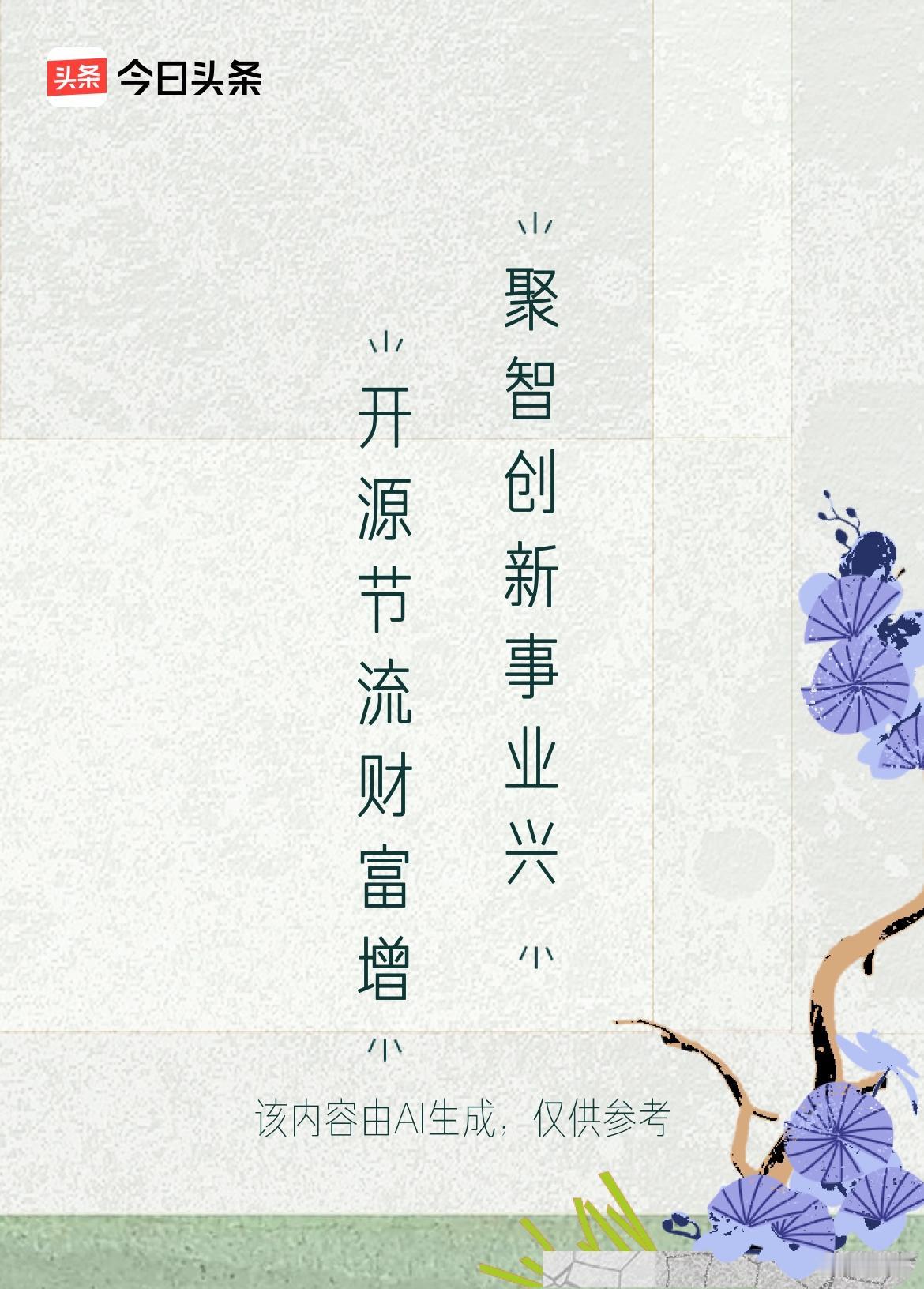 文学创作大会 这个文学创作大会的对联挺有意思的！“开源节流财富增”，开源和节流是