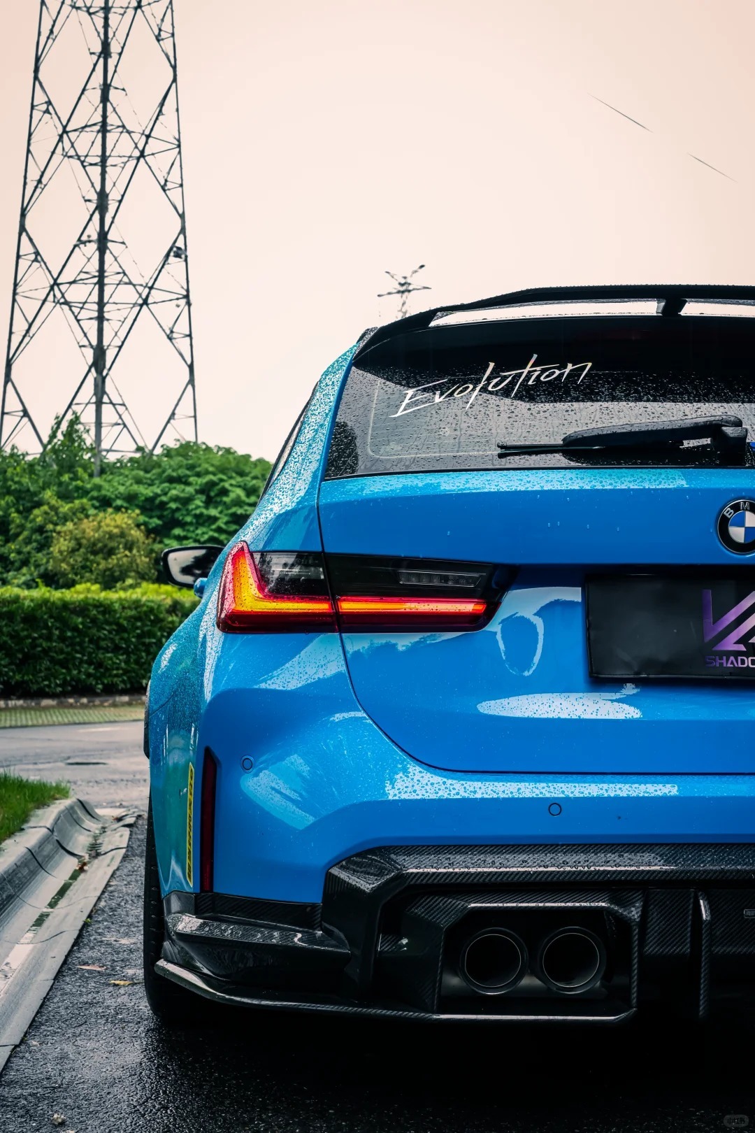 运动蓝的M3 touring，让人移不开眼绝美车片