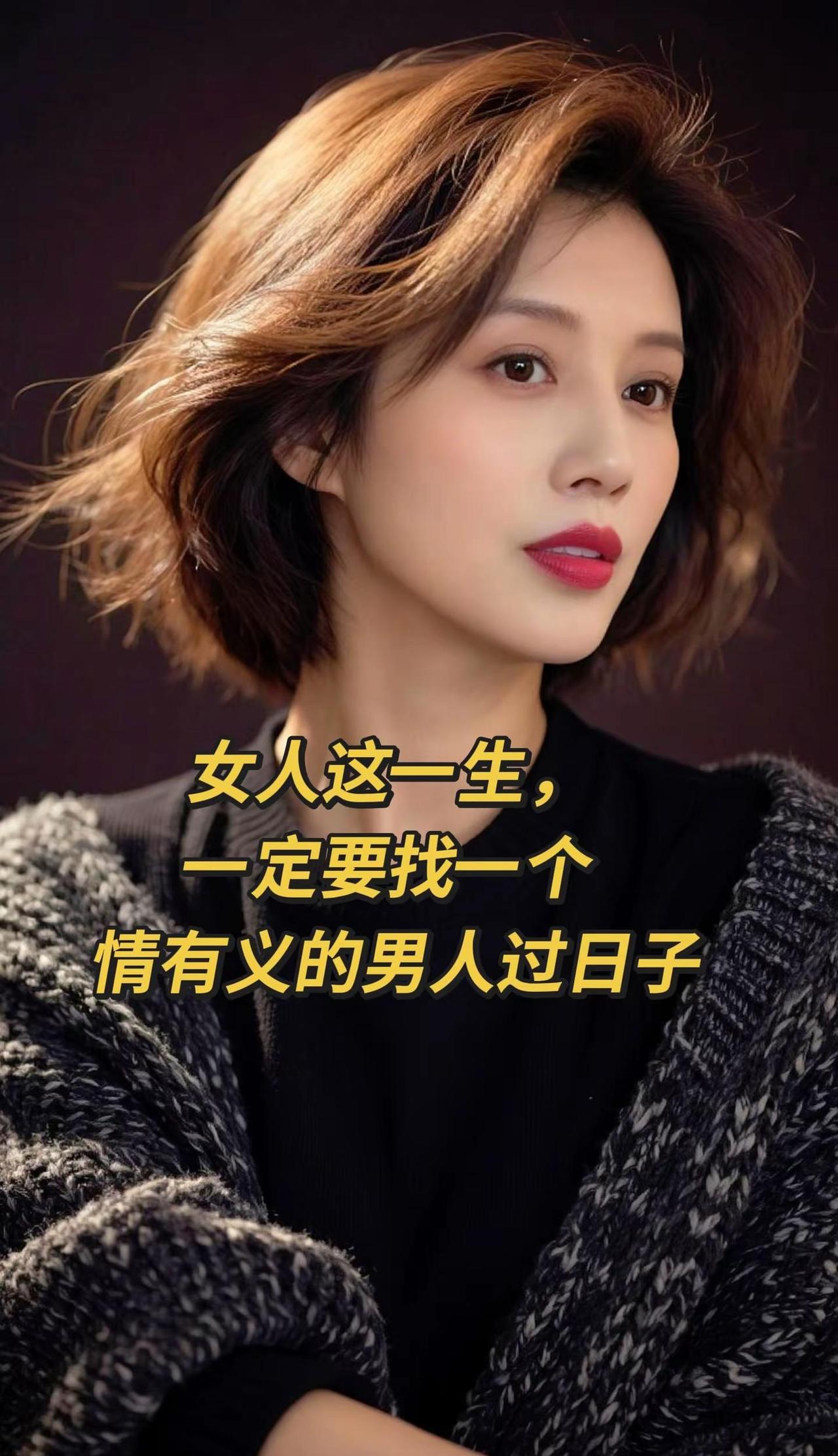 女人这一生，一定要找一个 情有义的男人过日子情感共鸣因为爱情打开美好生活AI复古