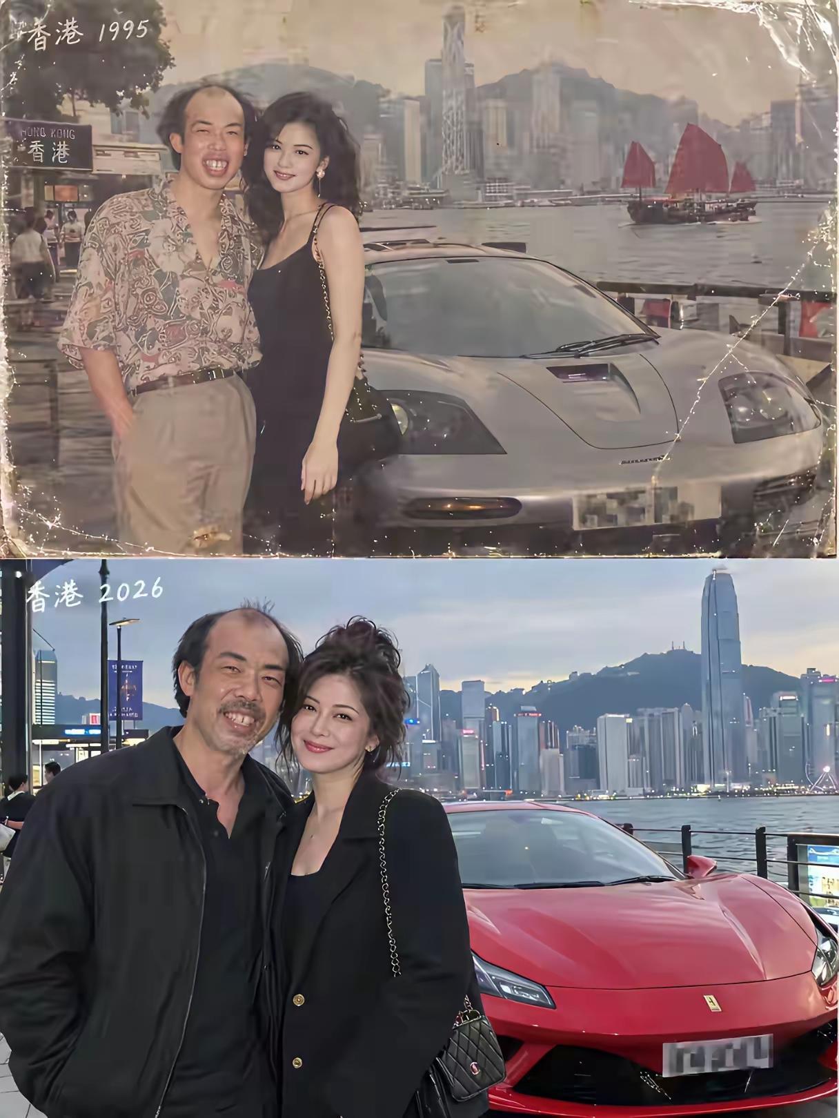 三十年了，女的完成了从青涩到成熟的蜕变，但是男的是真“扛打”，三十年的时间竟然一