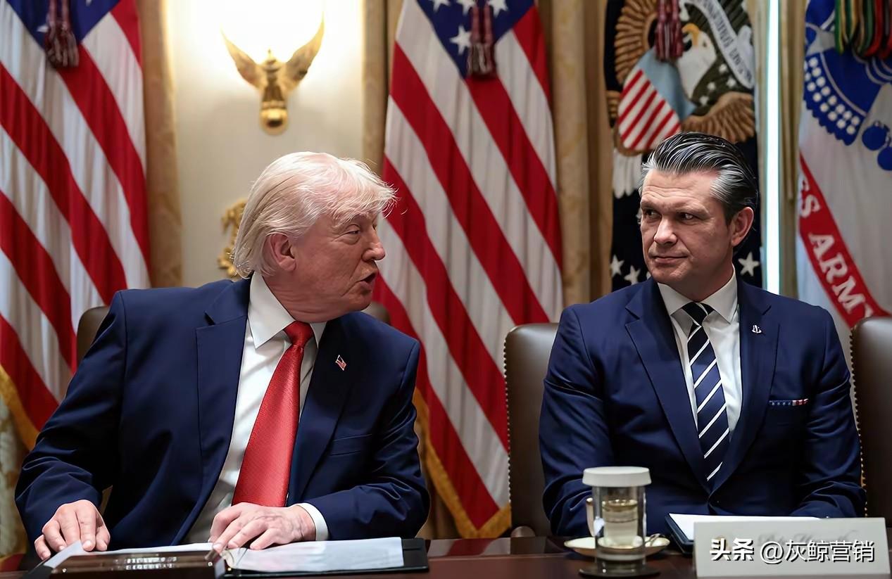 特朗普:两三周我们就撤了吧。
郝格赛斯:不都你说了算吗，我没意见。