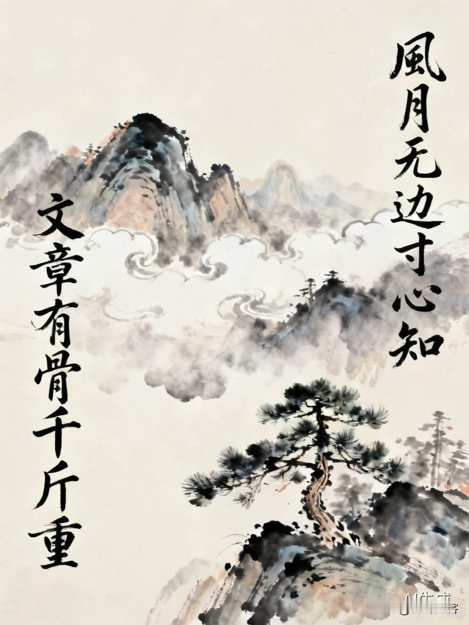 上联:文章有骨千斤重;
下联:风月无边寸心知。
上联:送走冰天雪地，求下联 教育