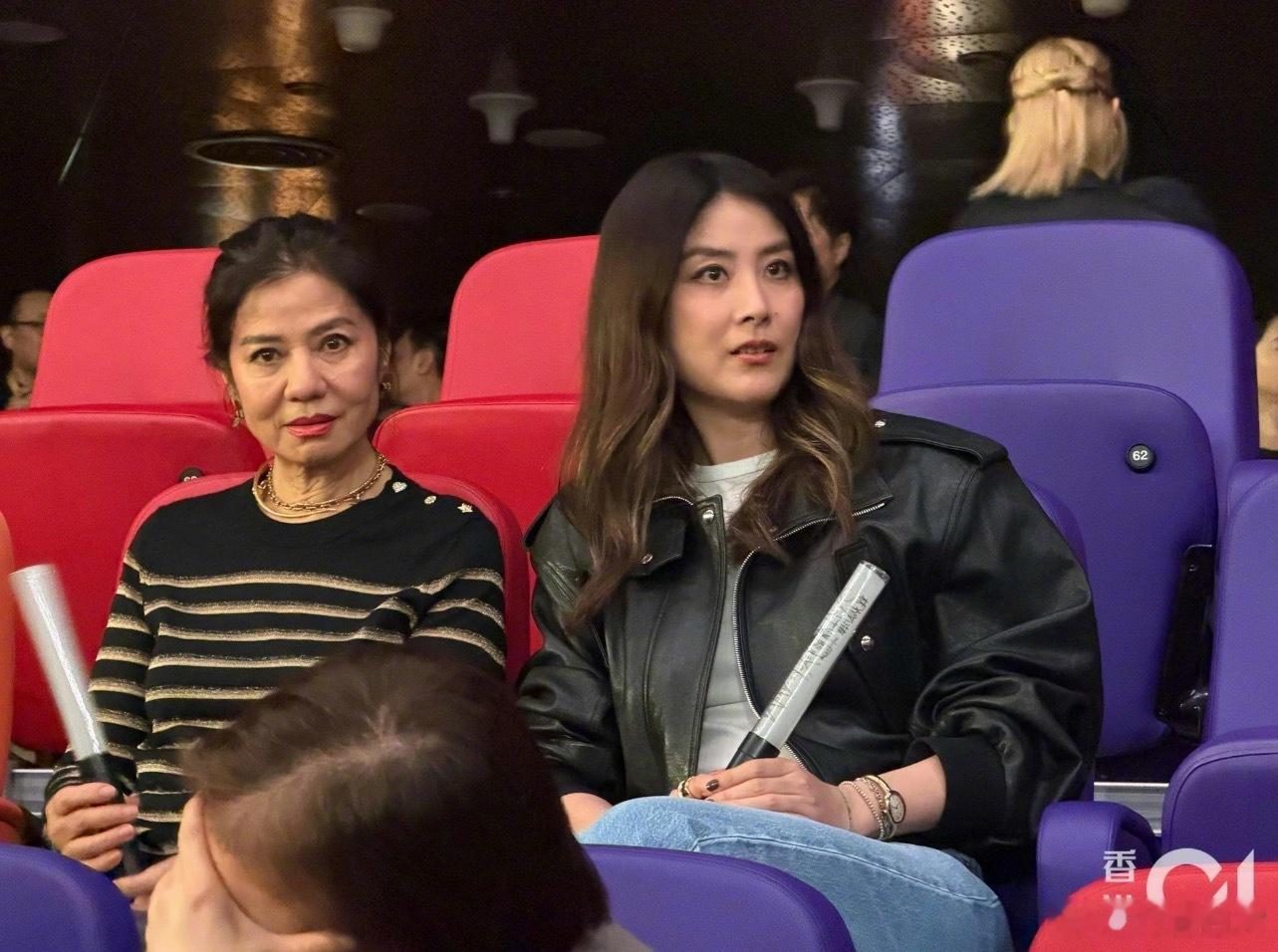 林忆莲演唱会钟楚红和陈慧琳同框 