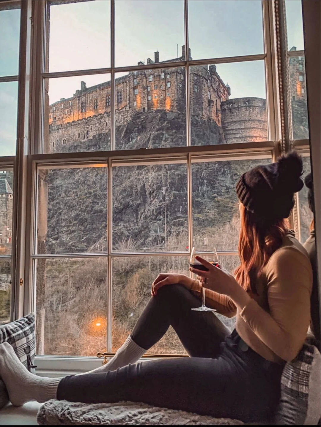 🇬🇧英国｜这家民宿竟然能躺看爱丁堡城堡🏰