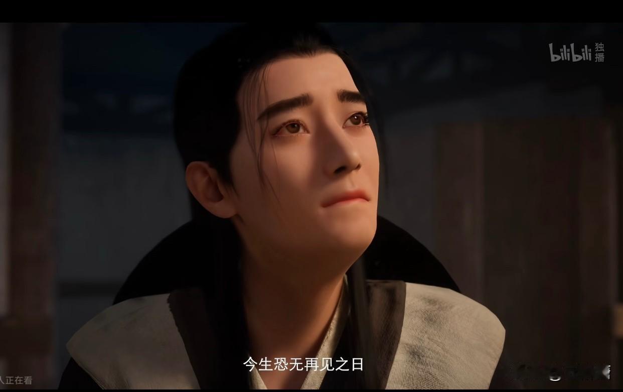 凡人修仙传里面，
韩立要离开家去修仙时，
也是个小哭包啊！

都说男儿有泪不轻弹