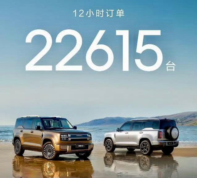 长城H10新车12小时订单22615台12小时爆单22615台！长城H10限时2