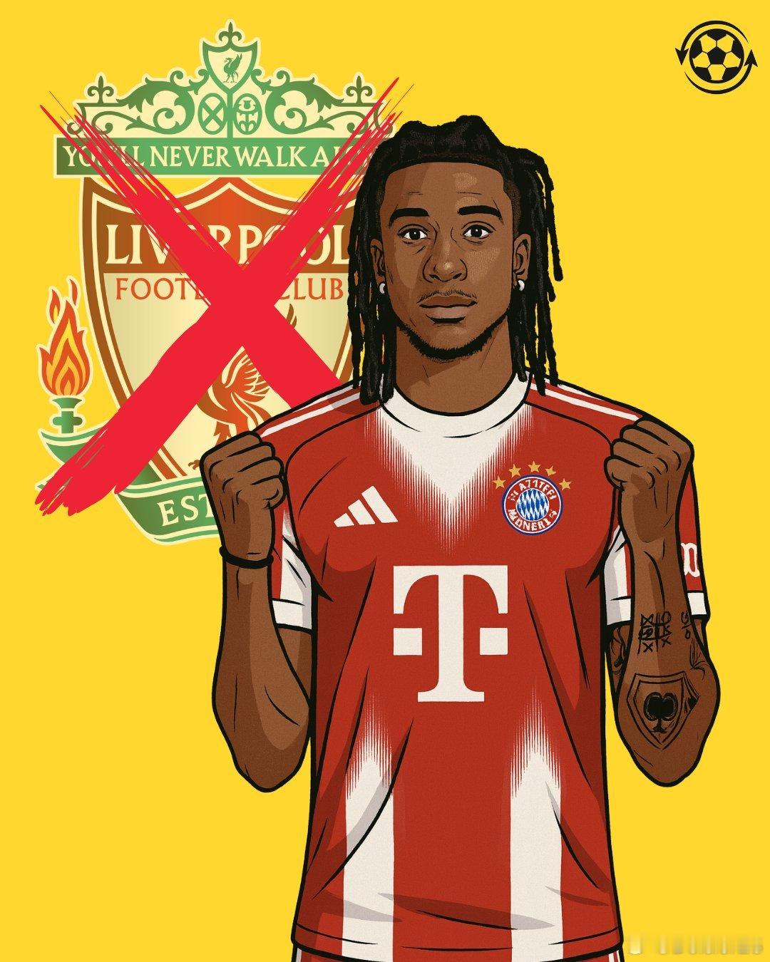 🚨利物浦自然希望簽下邁克爾·奧利塞，但他們目前沒有採取任何行動的計劃。這位拜仁