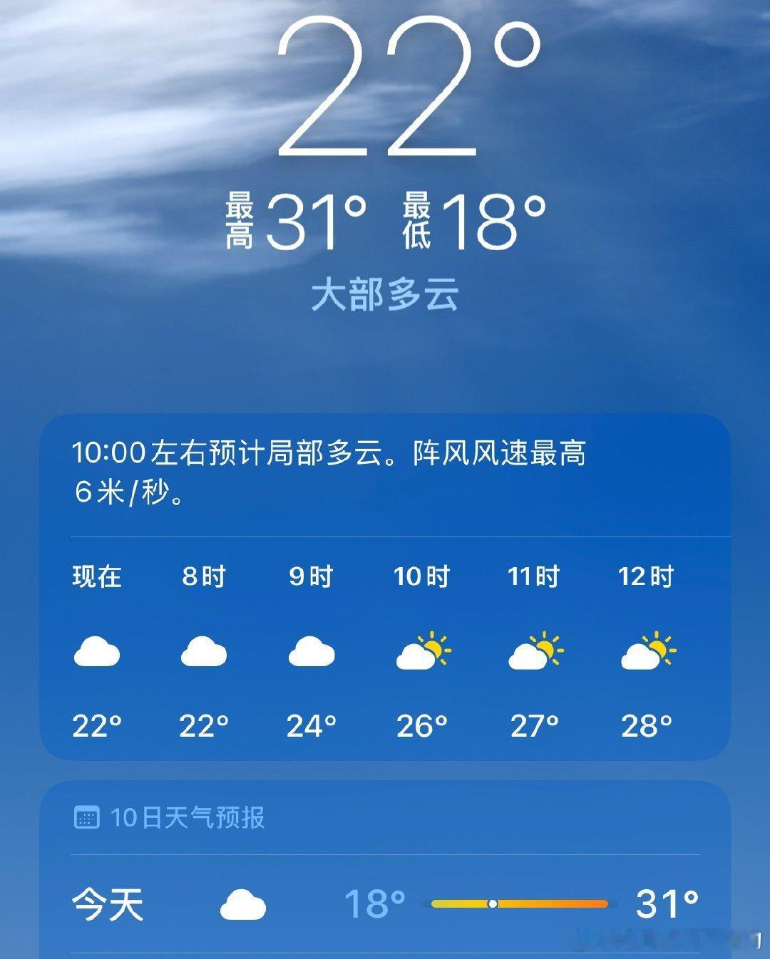 好热啊这么快上30度了 