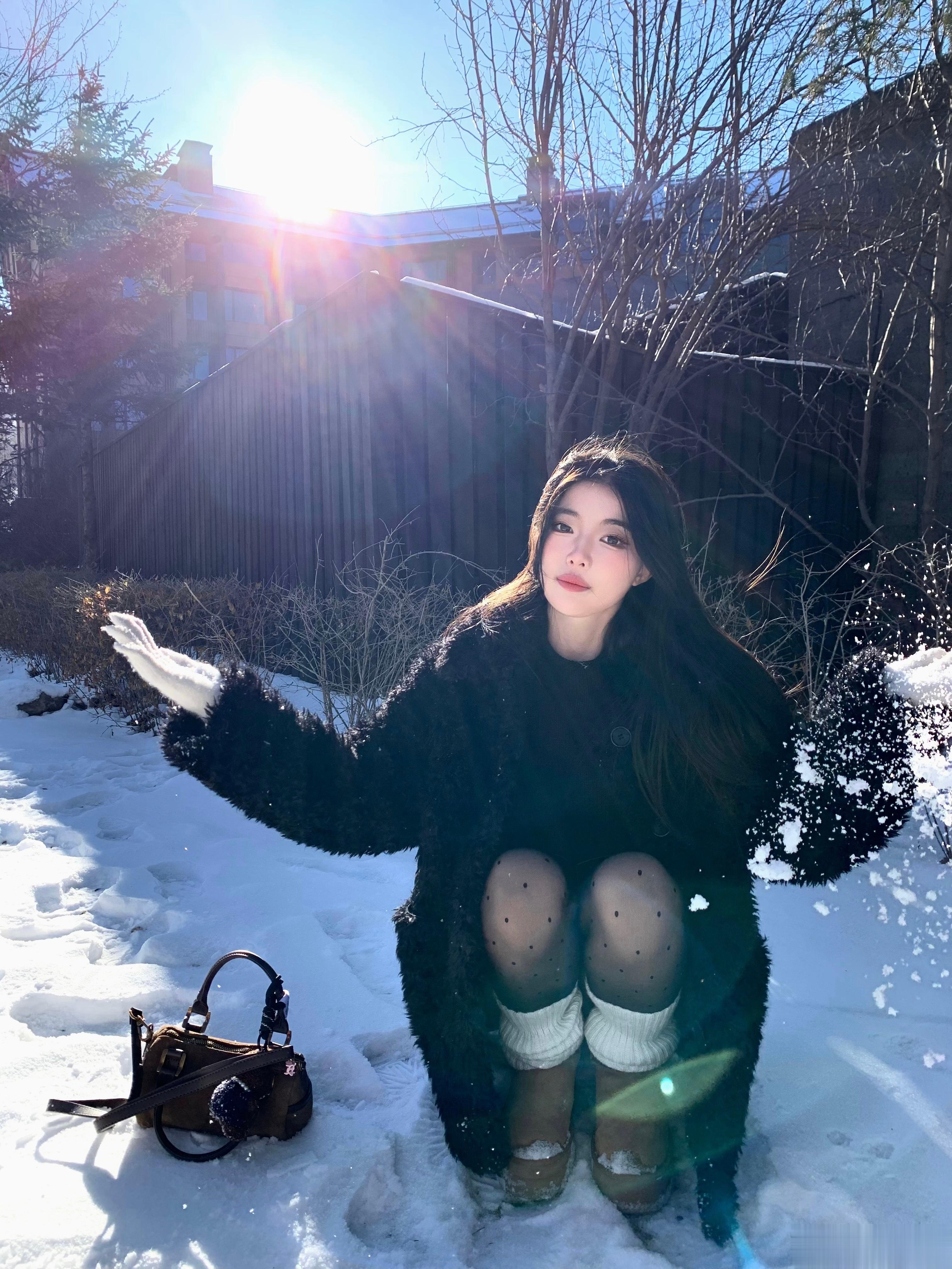 很哇塞的12月 玩雪好开心呀 ​​​