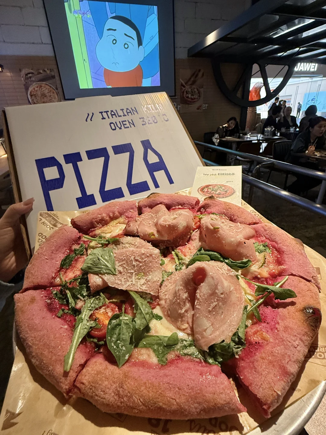 wkkk！！南京终于也有hey pink披萨啦！！🍕🍕