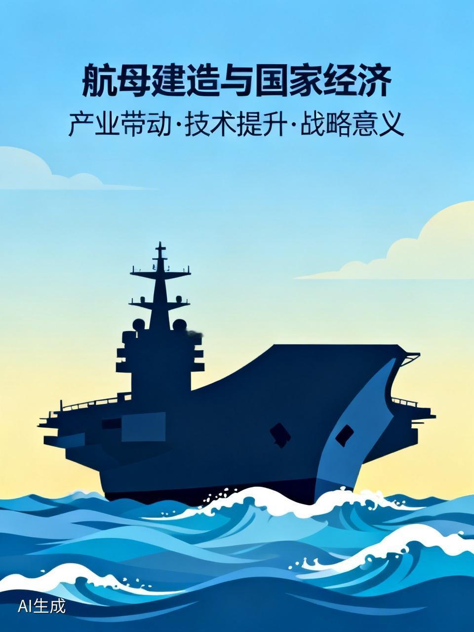 从贸易层面而言，航母不仅是强大的军事装备，更是国家综合实力的象征。它能够为海上贸