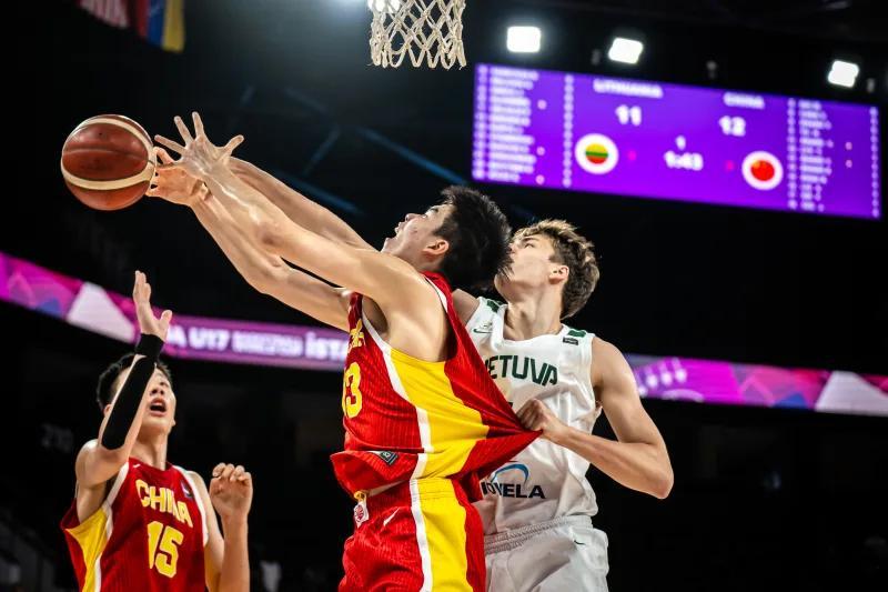 u17男篮世界杯 正在进行的U17男篮世界杯小组赛末轮争夺中，中国U17男篮68