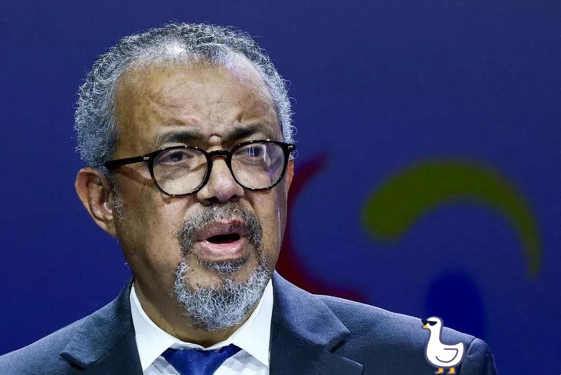 联合早报今天报道：“世界卫生组织总干事谭德塞星期六（1月24日）驳斥美国退出世卫