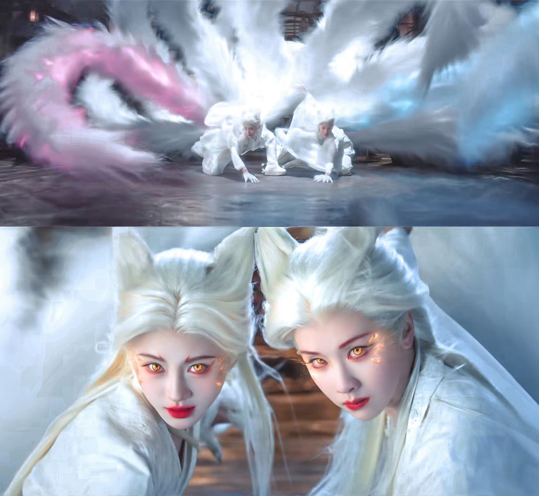 鞠婧祎陈都灵鬼气森森又美艳异常鞠婧祎陈都灵扛剧鞠婧祎陈都灵扛剧，婧祎陈都灵鬼气森