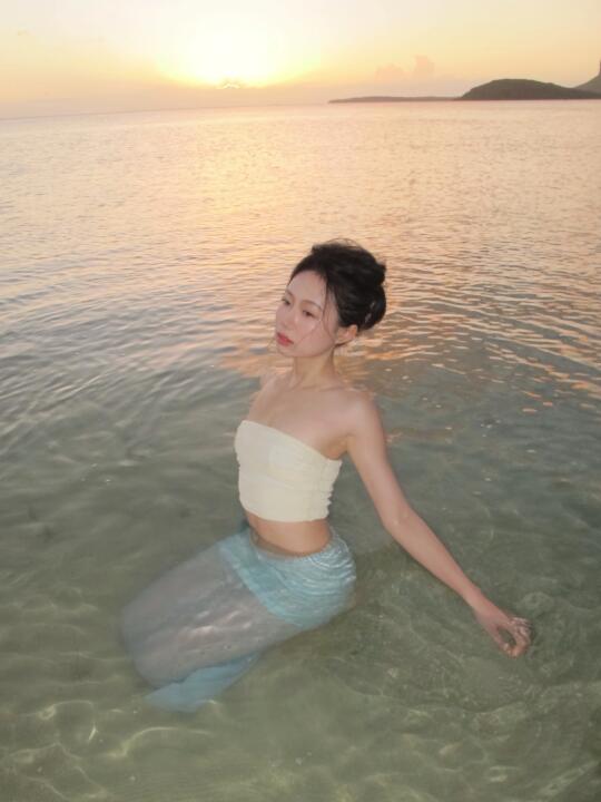 Feeling like a mermaid 🌅🫧
