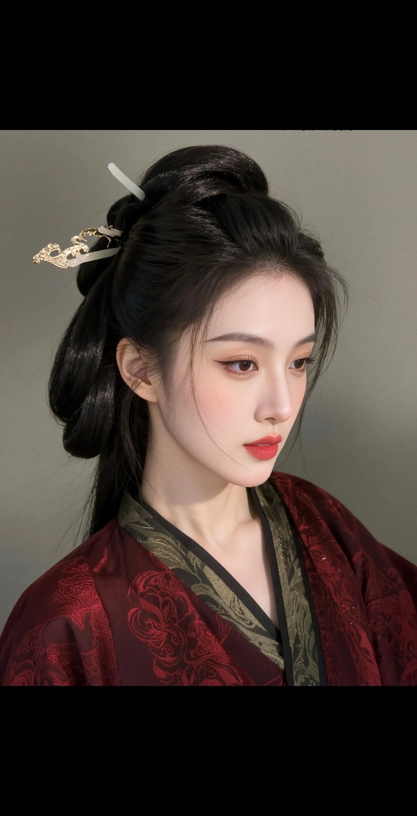 AI深红汉服照 随变ai随便玩 随变一拍都很夯 玩法合伙人计划 汉服破碎感拉满