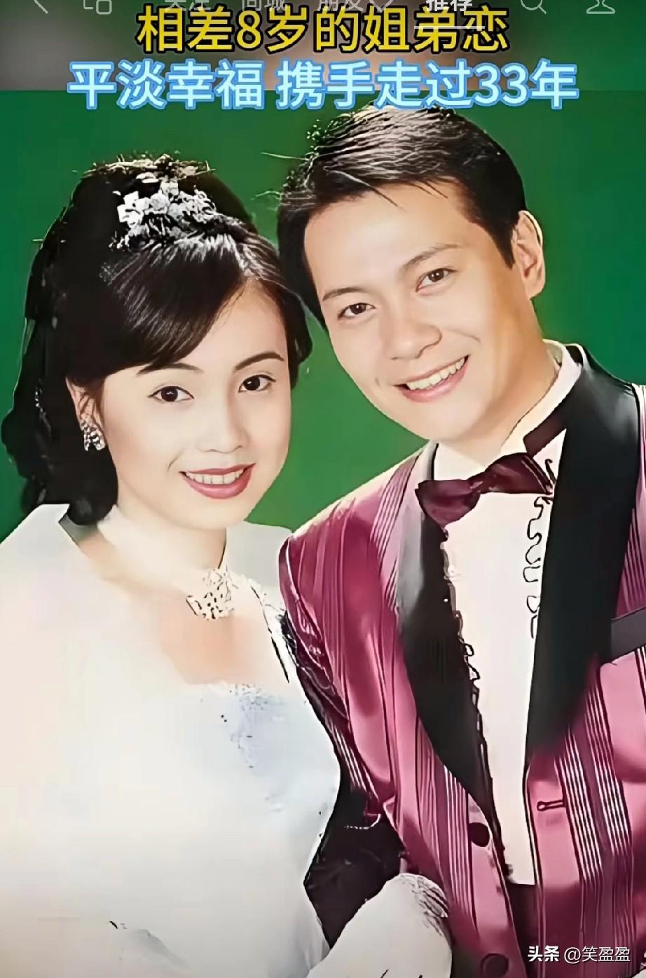 “痞帅祖师爷”江华与歌手妻子麦洁文，两人于1992年结婚，至今已携手走过33年。