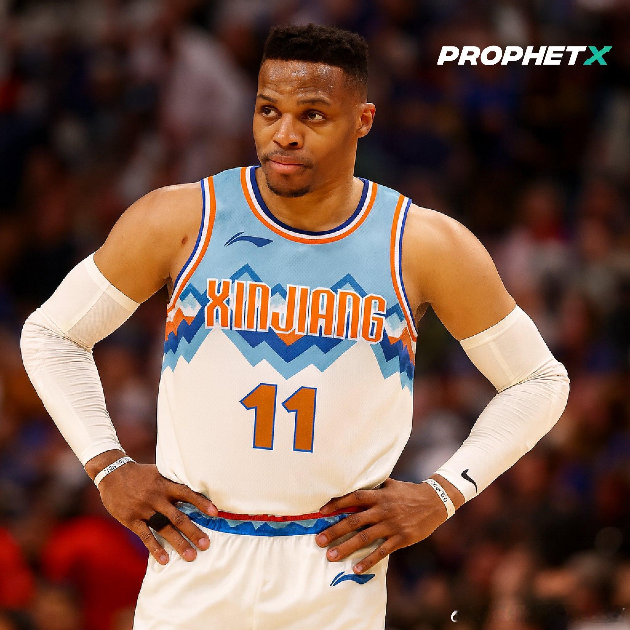 NBA[超话]  根据ProphetX统计，新疆飞虎队目前是签下拉塞尔·威斯布鲁