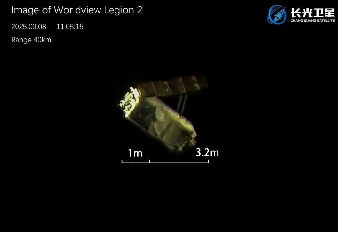 美国Maxar卫星在太空拍摄实践二十六号卫星，中国反过来用吉林一号拍摄Maxar