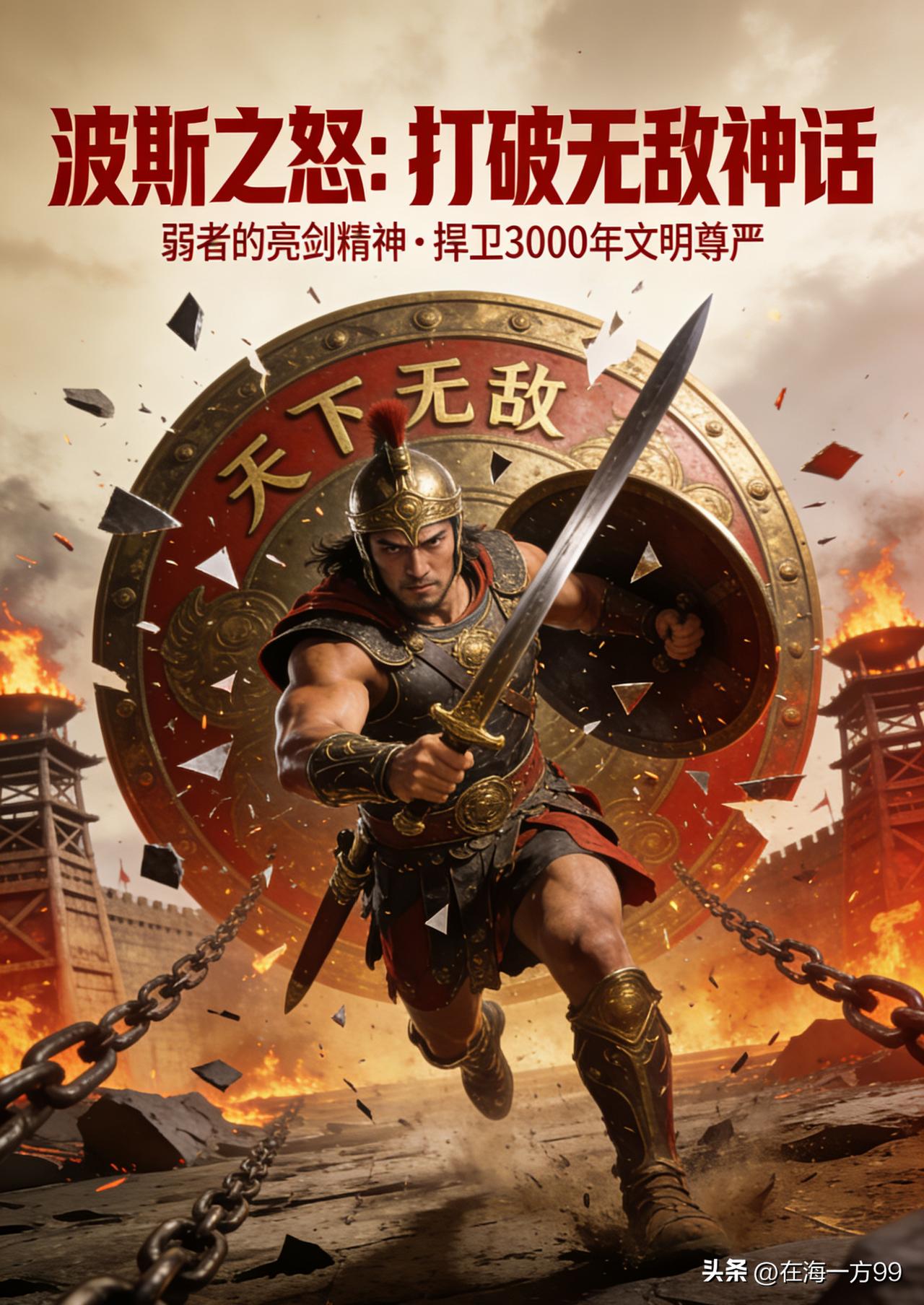 波斯人打的不是一场战争，而是要打破一个天下无敌“不败”的神话。弱者对强者的亮剑精