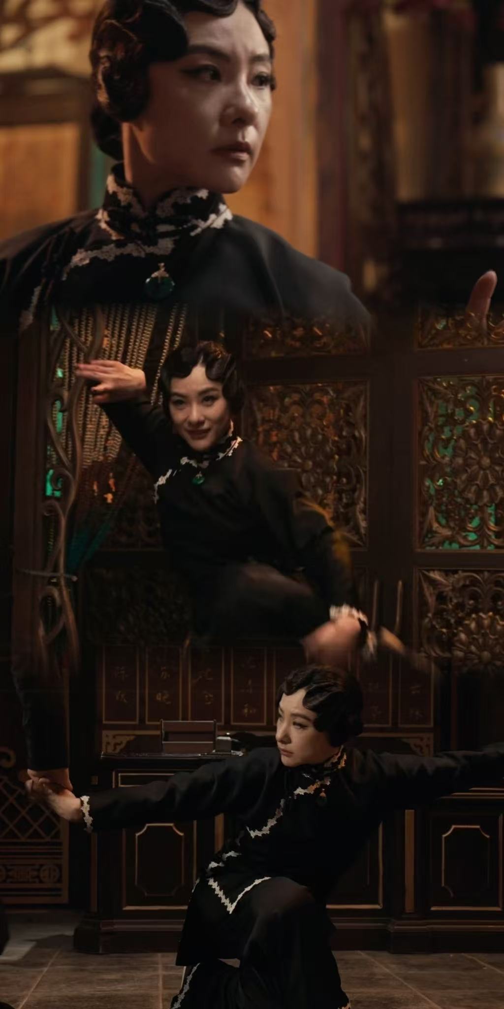 刘璇一拳一勾尽显英姿赛场练就的超强身体素质落在武打镜头里，出拳收勾流畅丝毫不拖沓