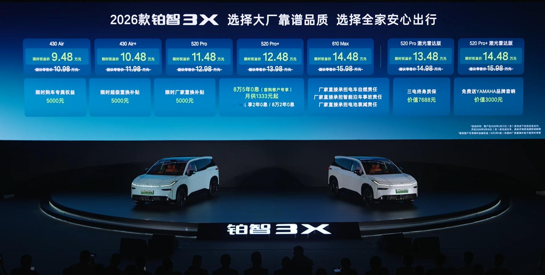 2026款丰田铂智3X权益价9.48万起新能源时代，合资车依然是一些家庭的首选，