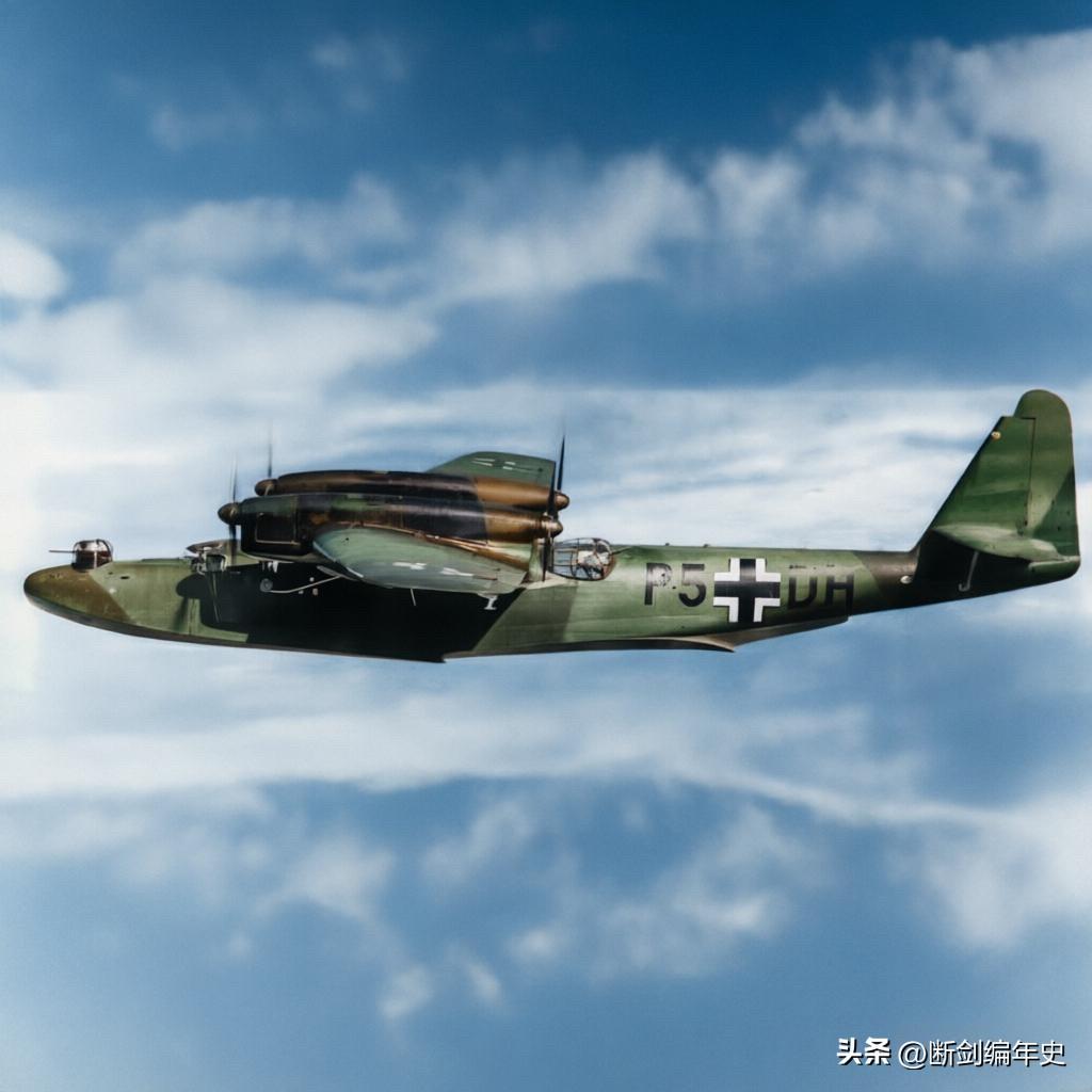 道尼尔Do 26是二战前德国设计的一款四引擎水上飞机，被很多人称作“最美的水上飞