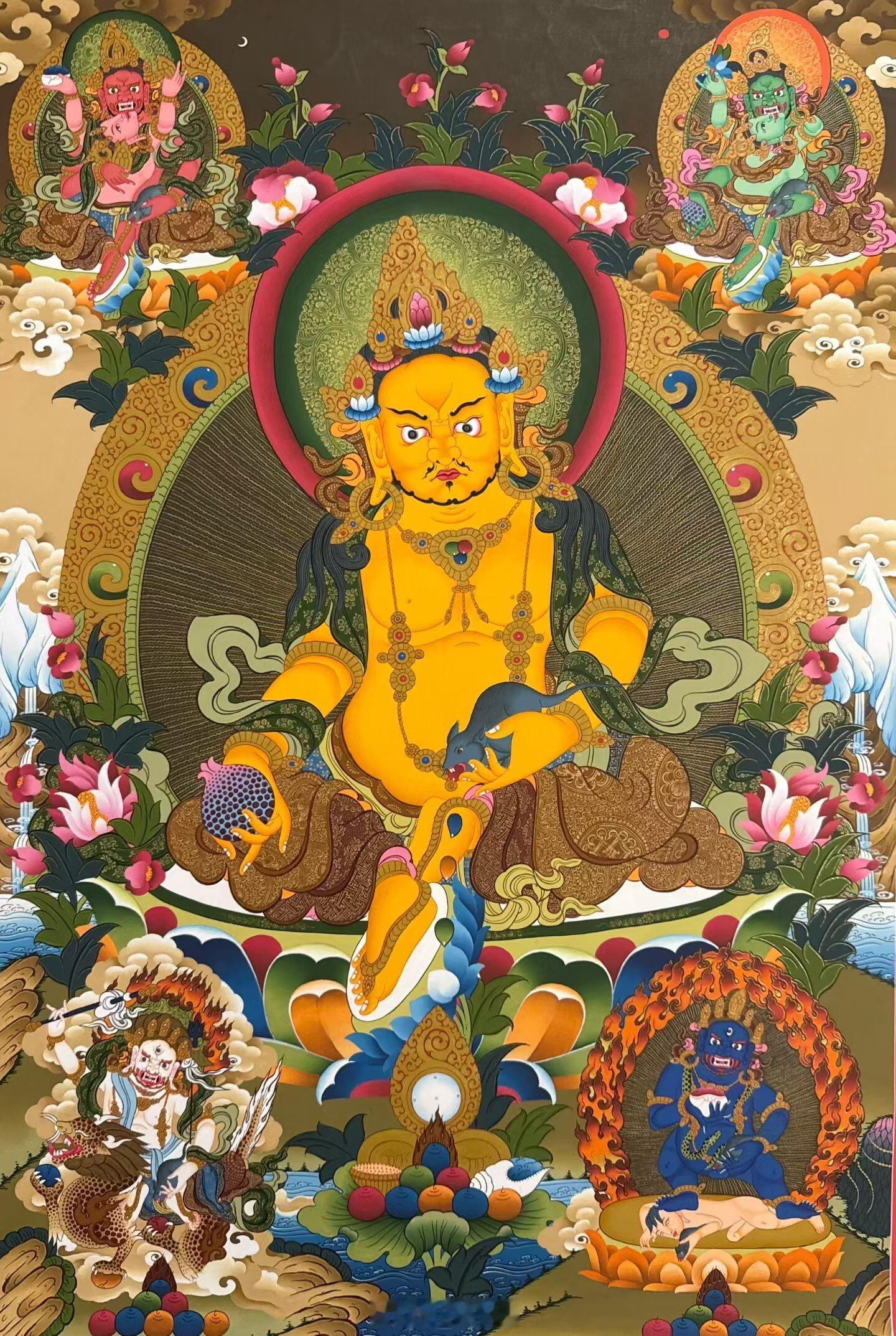 看见黄财神千万不要无视接住这波好运 下半年你会越来越有钱的 