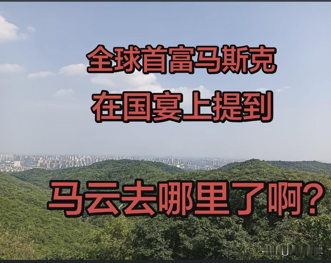 全球首富马斯克在国宴上提问：马云去哪儿了？