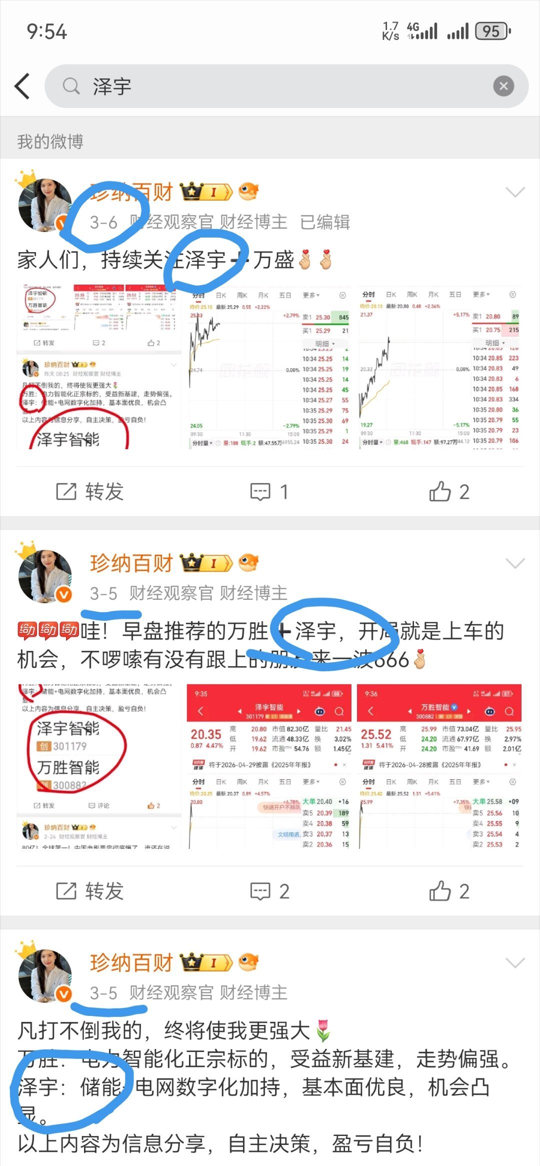 家人们！上周推的泽宇智能直接起飞啦🚀开盘就猛拉，快冲板了，太猛了！珍姐选的票就