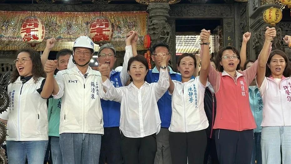 被问谁是“最强母鸡”，卢秀燕：不只我和蒋万安，每个人都是母鸡
台中市长卢秀燕今天