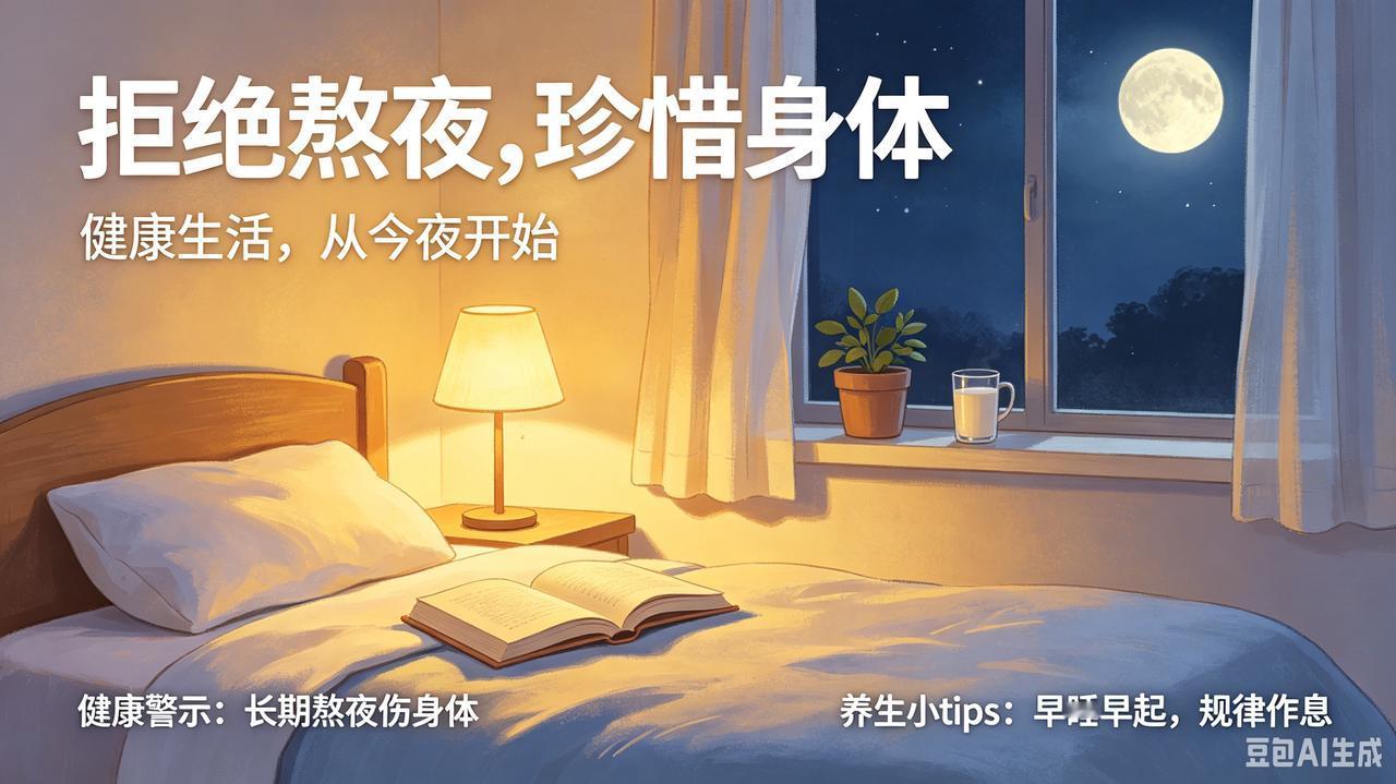 熬夜的致命危害，遠比你想象的可怕！

萬物皆有自然生物鐘，人也一樣。
我們的免疫