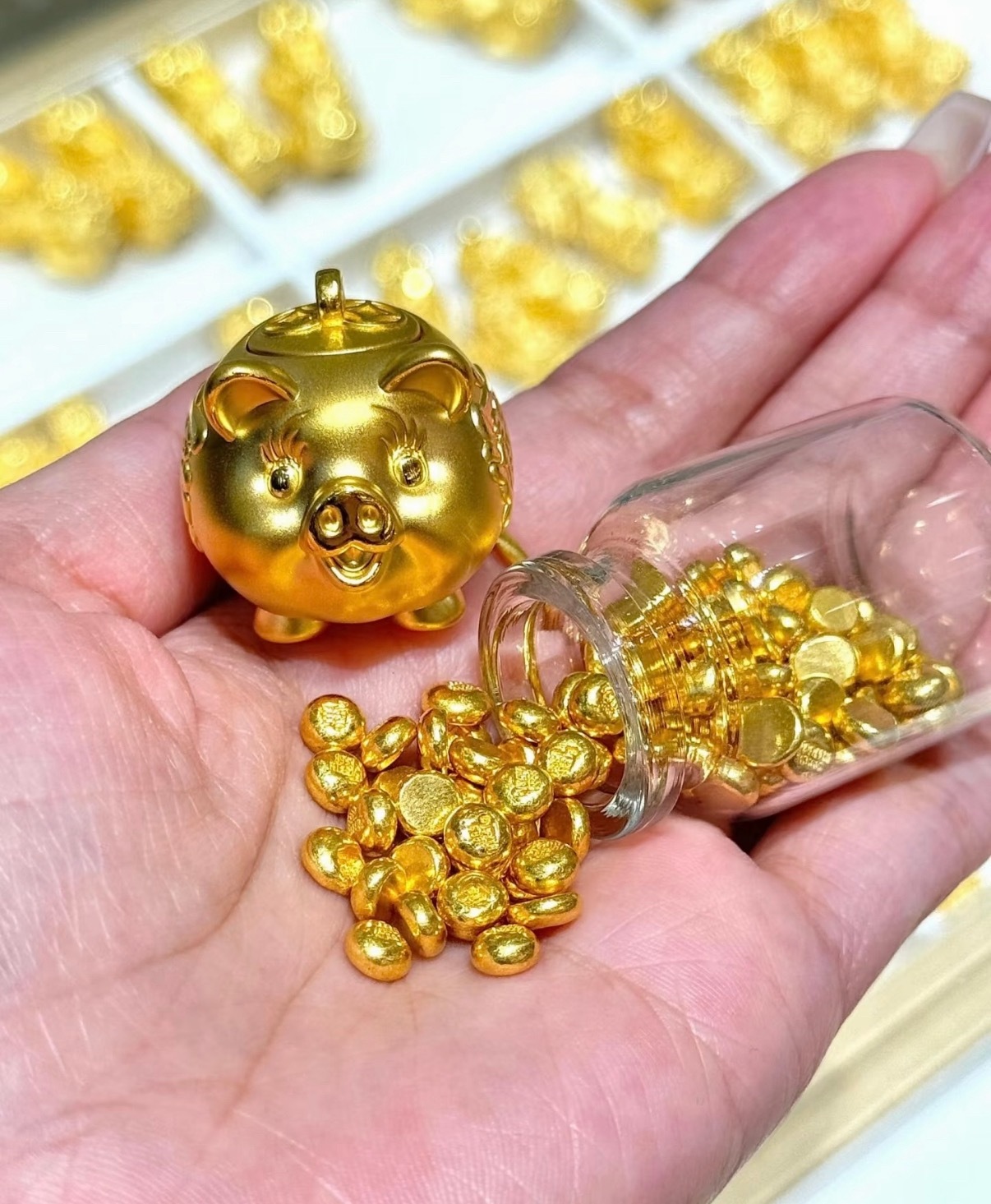 金价黄金继续涨了我说什么来着，是金子总会发光！新的一周黄金暴涨！好消息是上周加仓