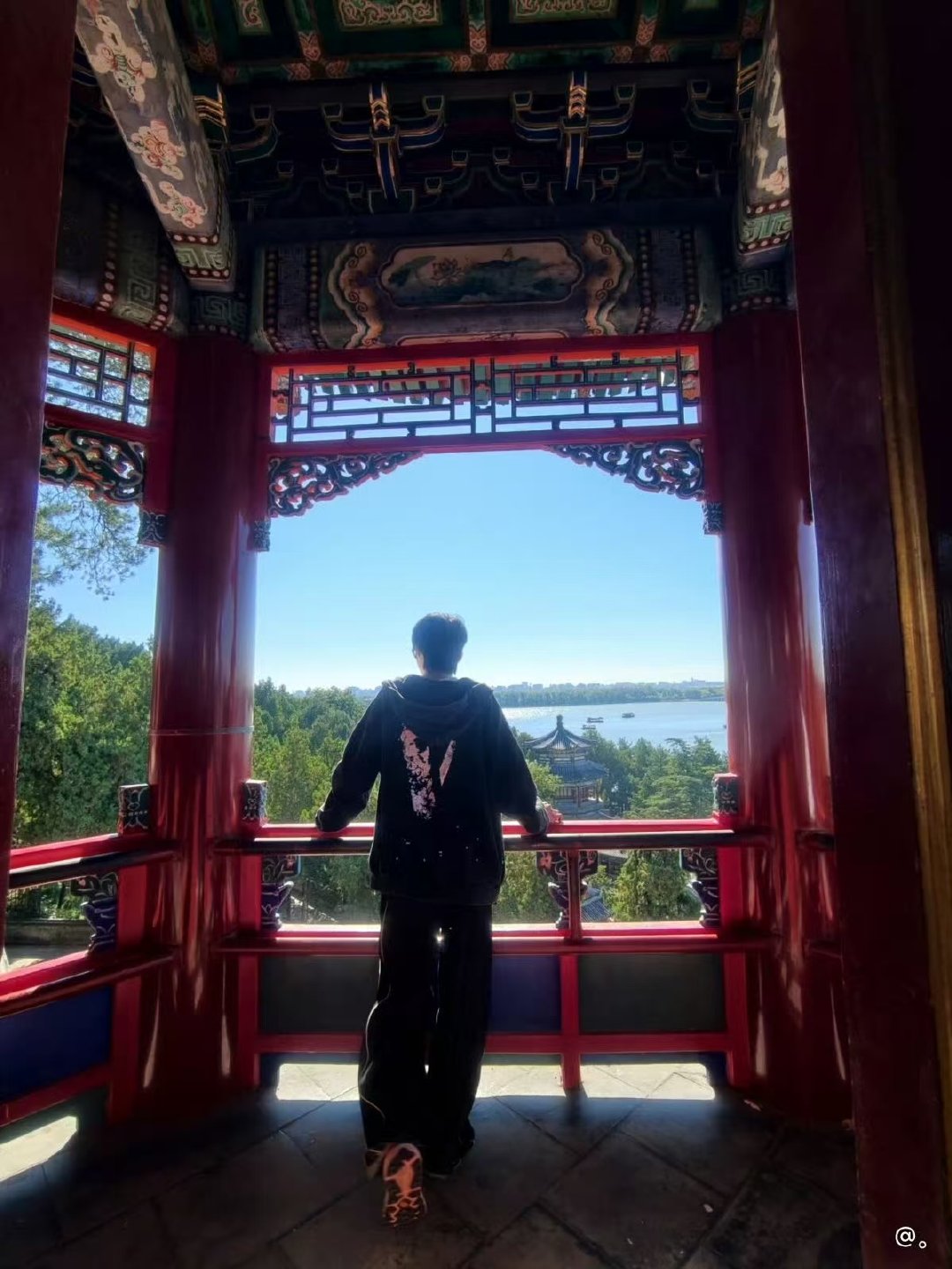 杨博文去了颐和园杨博文颐和园游玩plog 小羊去了颐和园 ​​​