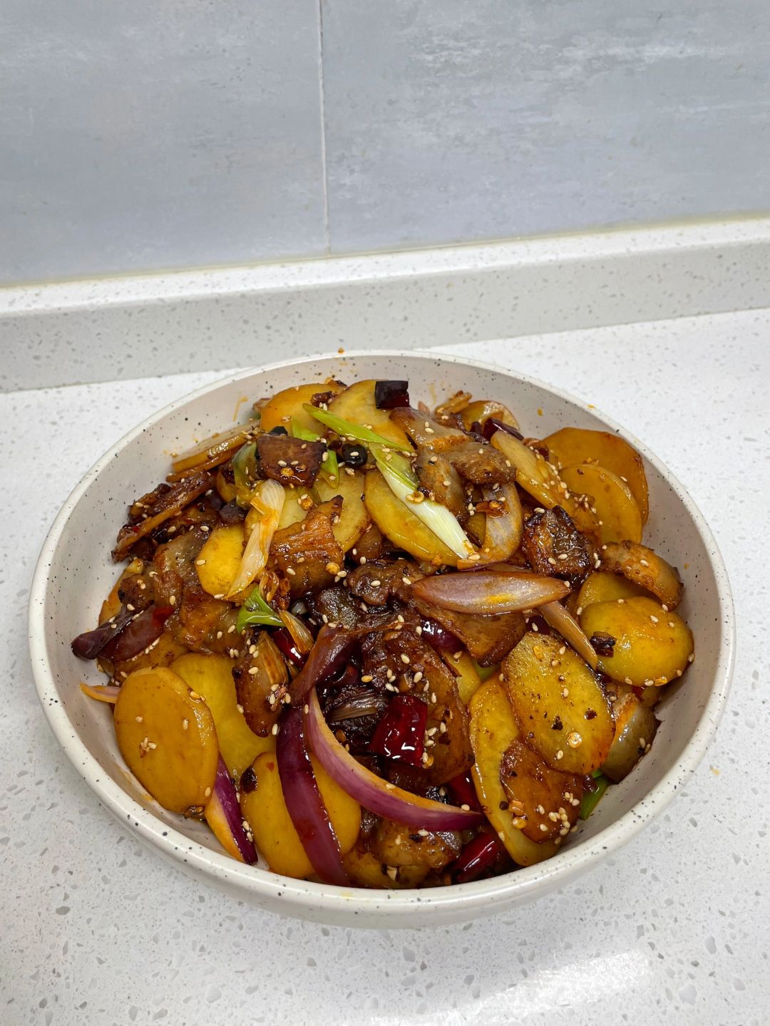 巨巨巨香的干锅土豆片，干滋滋的超下饭🤤