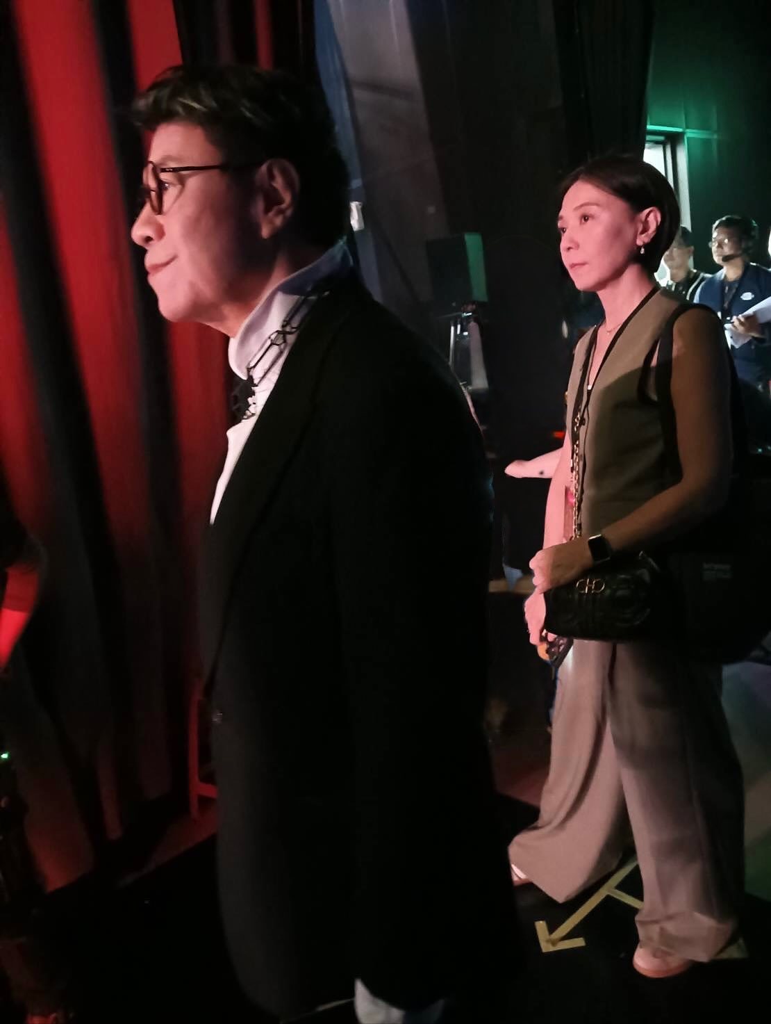 昨晚上台前的康永哥「有你在 真安心」 ​​​